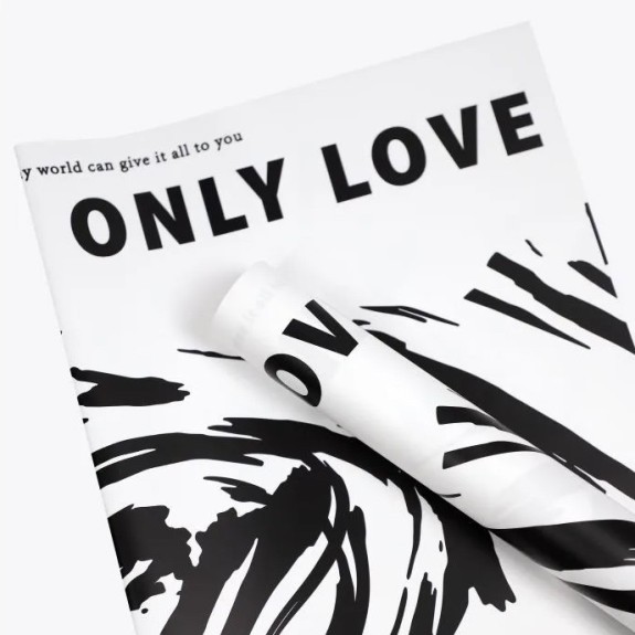 The film is matte in the letters "Only Love" White