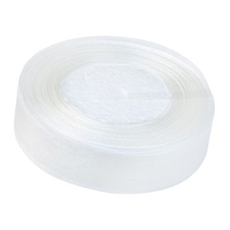 Organza ribbon 25mm x 50 yards White
