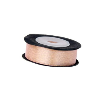 Satin ribbon with shimmer 15mm x 5 yards Pink
