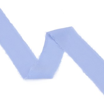 Silk ribbon 4cm x 5m Blue