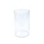 Glass transparent vase for flowers cylinder "Special" 15 x 25 cm