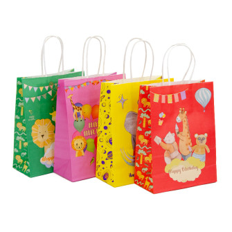 Paper package 16 x 22 x 8 cm "Animals"