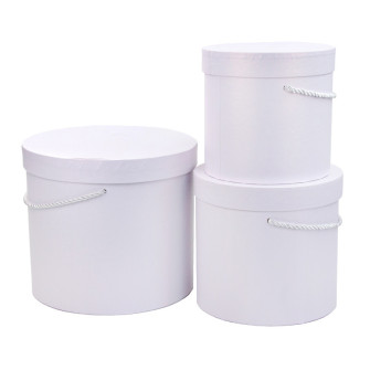 Set of tubes of 3 pieces 9918 white