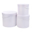 Set of tubes of 3 pieces 9918 white