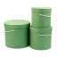 Set of 3 flower tubes 9918 Olive