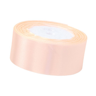 Satin ribbon 4cm x 25 yards Peach