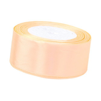 Satin ribbon 4cm x 25 yards Salmon