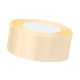 Satin ribbon 4cm x 25 yards Milk