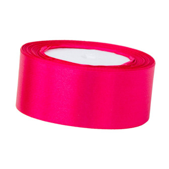 Satin ribbon 3,8cm x 25 yards Malinova