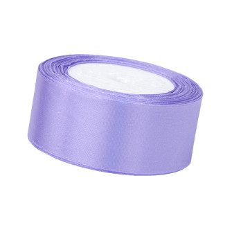 Satin ribbon 3,8cm x 25 yards Lilac