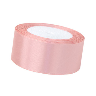 Satin ribbon 3,8cm x 25 yards Powder