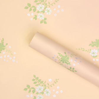 The film is matte in sheets "Spring Flower" Peach