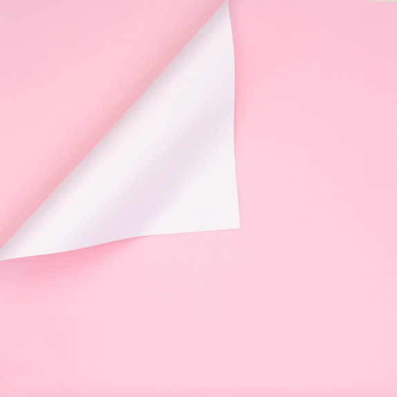 The matte film in sheets is double-sided Light Pink + White