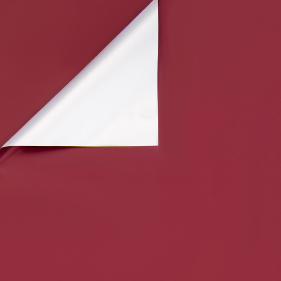 The matte film in sheets is double-sided Wine + White