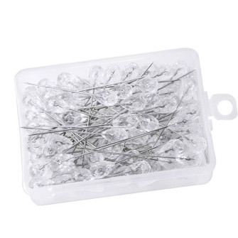 Diamond-tear pin 0.8 x 5.2 cm