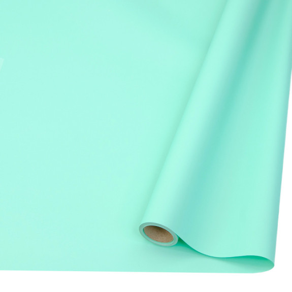 Пленка матовая в рулоне 65см x 8ярд Tiffany Blue