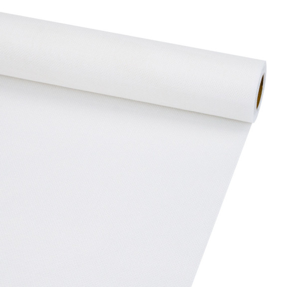 Burlap jute synthetic White