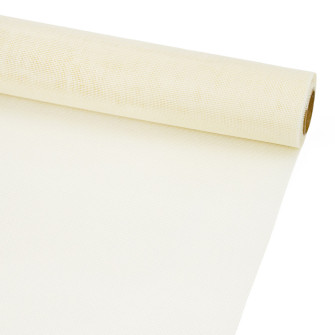 Jute synthetic burlap Vanilla