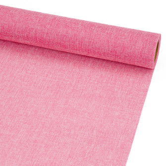 Jute synthetic burlap Pink