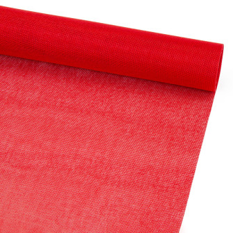 Burlap jute synthetic Red