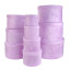A set of round velvet boxes of 10 pcs Lilacs