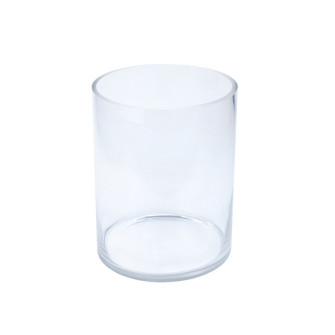 Glass transparent vase for flowers cylinder "Special" 20 x 30 cm
