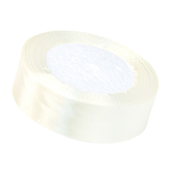 Satin ribbon 2cm x 25 yards Milk 64