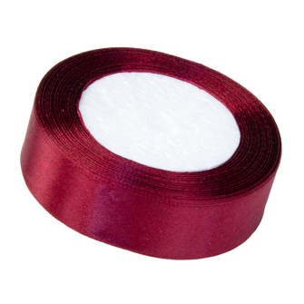 Satin ribbon 2cm x 25 yards Marsala 83