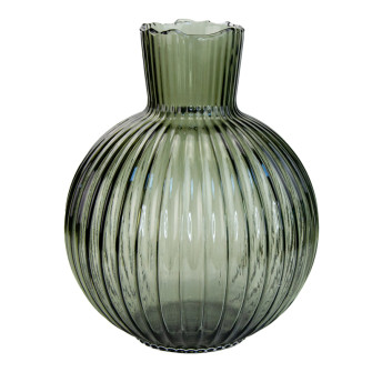 Glass vase-flask 11 x 28 x 35 cm