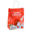 Paper package 22 x 27 x 11 cm "Merry Christmas on red"