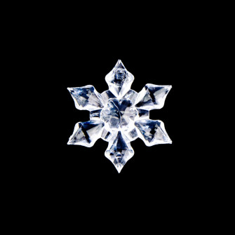 Decor acrylic "Snowflake" medium