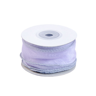 Organza ribbon 4cm x 10m Lilac Mist