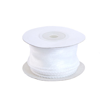 Organza ribbon 4cm x 10m Avorio