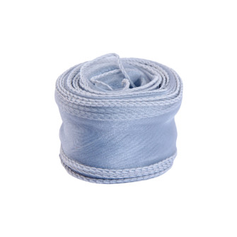 Organza ribbon 4 cm x 10 m Silver