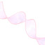 Organza ribbon 4cm x 10m Old Rose