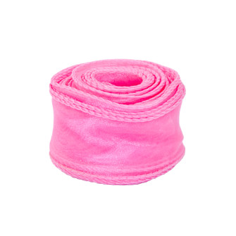 Organza ribbon 4cm x 10m Barbie Pink