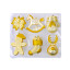 A set of Christmas decorations 6 pcs New Year attributes Golden