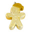 A set of Christmas decorations 6 pcs New Year attributes Golden