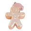 A set of Christmas decorations 6 pcs New Year's attributes Rose Gold