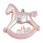 A set of Christmas decorations 6 pcs New Year's attributes Rose Gold