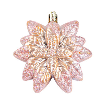 A set of Christmas decorations 6 pcs New Year's attributes Rose Gold