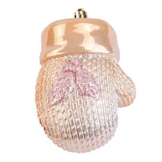 A set of Christmas decorations 6 pcs New Year's attributes Rose Gold