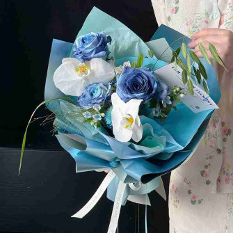 Плівка двостороння металізована 133 Tiffany Blue