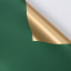 Пленка матовая в листах двухсторонняя Gold+Dark Green