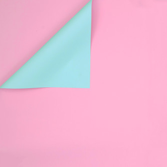 Matte double-sided film Light Blue + Pink