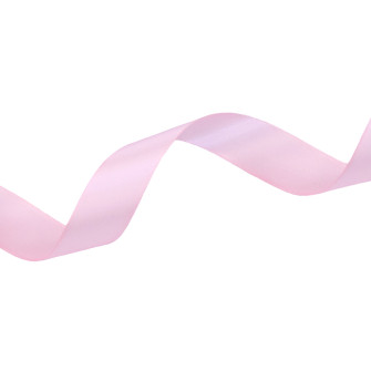 Double-sided satin ribbon 2.5cm x 50yards 117 Lt Pink