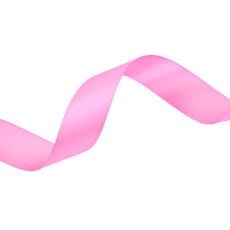 Double-sided satin ribbon 2.5cm x 50yards 155 Geranium Pink