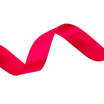 Double-sided satin ribbon 2.5cm x 50yards 264 Ruby