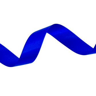 Лента сатиновая двухсторонняя 2,5см х 50ярд 329 Cobalt