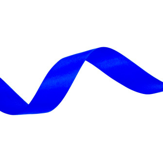 Double-sided satin ribbon 2.5cm x 50yards 352 Electric Blue